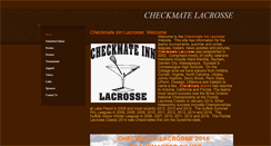 Desktop Screenshot of checkmateinnlacrosse.com